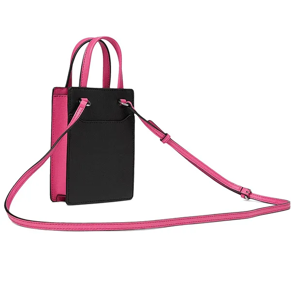 Túi Đựng Điện Thoại Nữ Karl Lagerfeld Maybelle Crossbody Màu Đen Hồng - Túi xách - Vua Hàng Hiệu