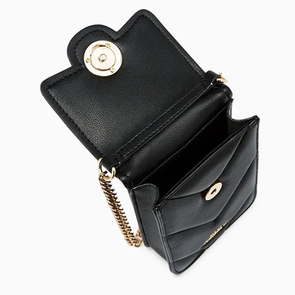Túi Đựng Điện Thoại Nữ Lyn Cameron Mobile Pocket Wallets On Chain Black LL23FWF079 Màu Đen - Túi xách - Vua Hàng Hiệu