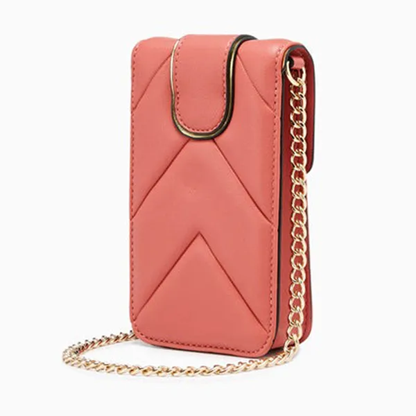 Túi Đựng Điện Thoại Nữ Lyn Cameron Mobile Pocket Wallets On Chain LL23FWF079 Orange Màu Cam