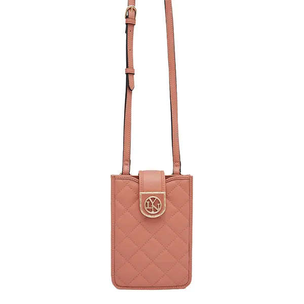 Túi Đựng Điện Thoại Nữ Lyn Gambridge Mobile Pocket Wallets On Chain LL23FWF091 Orange Màu Cam Đất - Túi xách - Vua Hàng Hiệu