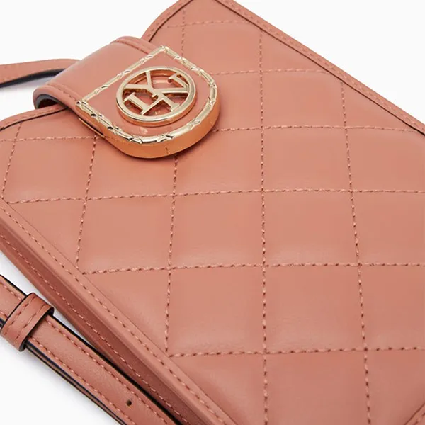 Túi Đựng Điện Thoại Nữ Lyn Gambridge Mobile Pocket Wallets On Chain LL23FWF091 Orange Màu Cam Đất - Túi xách - Vua Hàng Hiệu