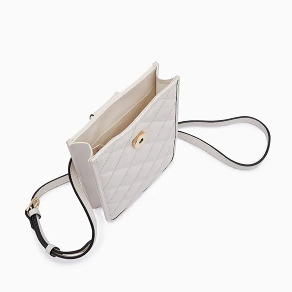 Túi Đựng Điện Thoại Nữ Lyn Gambridge Mobile Pocket Wallets On Chain LL23FWF091 White Màu Trắng - Túi xách - Vua Hàng Hiệu