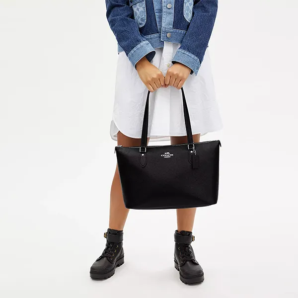 Túi Tote Nữ Coach Gallery Tote Black CH285 Màu Đen