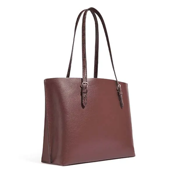 Túi Tote Nữ Coach Mollie Tote Wine Multi CC750 Màu Đỏ Trầm