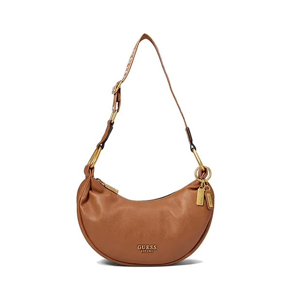 Túi Xách Nữ Guess Hobo Woman's Handbags Natalya Mini Màu Nâu - Túi xách - Vua Hàng Hiệu