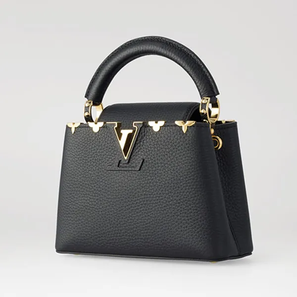 Túi Xách Tay Nữ Louis Vuitton LV Capucines Mini M56669 Màu Đen - Túi xách - Vua Hàng Hiệu