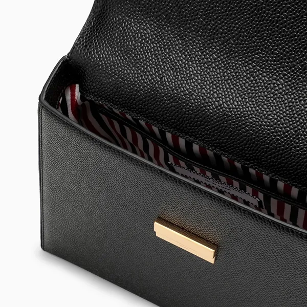 Túi Xách Tay Nữ Thom Browne Trapeze Top Handle Bag UAG053A 00198 Màu Đen