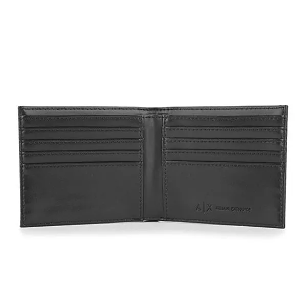 Ví Nam Armani Exchange Bi-Fold Wallet 958097 Màu Đen
