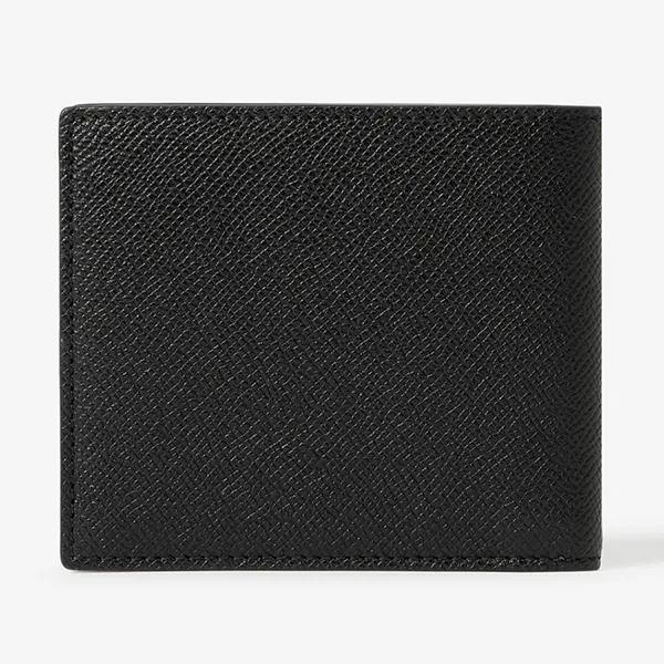 Ví Nam Burberry Grainy Leather TB Bifold Wallet 80627091 Màu Đen