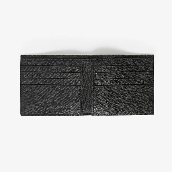 Ví Nam Burberry Grainy Leather TB Bifold Wallet 80627091 Màu Đen