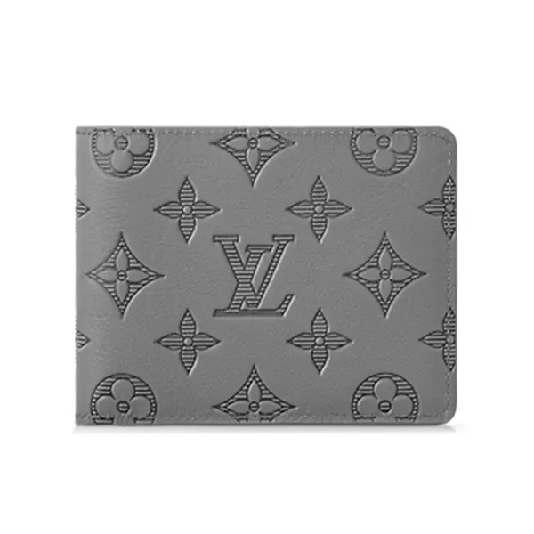 Ví Nam Louis Vuitton LV Multiple Wallet M81383 Màu Xám