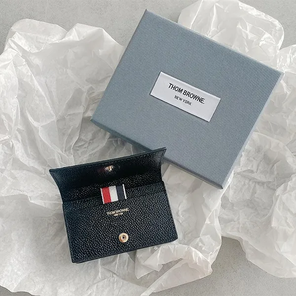 Ví Nam Thom Browne Business Card Wallet Màu Đen