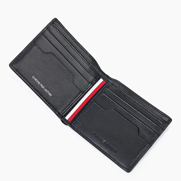 Ví Nam Tommy Hilfiger Wallet AM0AM08721_NERO_BDS Màu Đen - Túi xách - Vua Hàng Hiệu