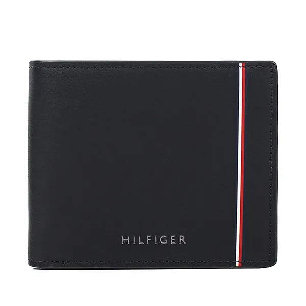 Ví Nam Tommy Hilfiger Wallet AM0AM08721_NERO_BDS Màu Đen - Túi xách - Vua Hàng Hiệu