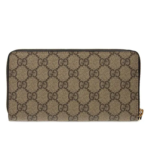 Ví Nữ Gucci Marmont GG Supreme Wallet Màu Nâu Đen