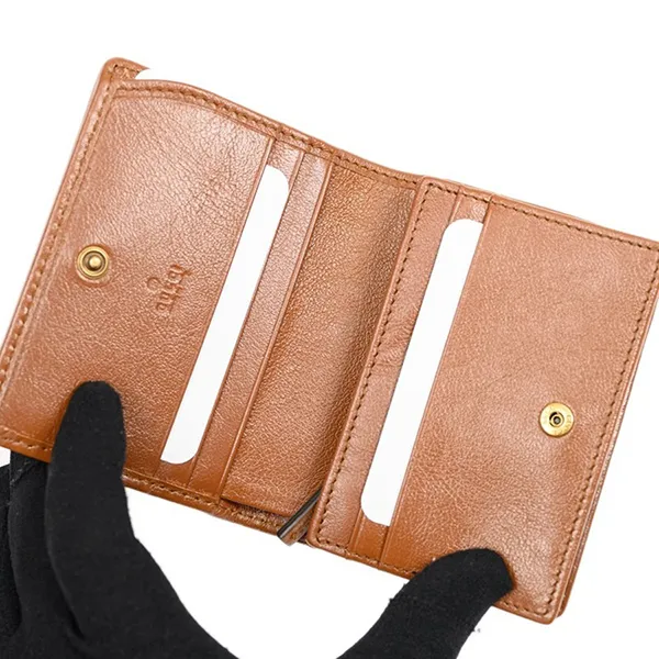Ví Nữ Gucci Wallets GG Marmont 466492 0OLFT 2535 Card Holder Màu Nâu