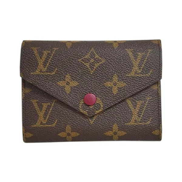 Ví Nữ Louis Vuitton LV Victorine Wallet Monogram Fuchsia Pink Màu Nâu - Túi xách - Vua Hàng Hiệu