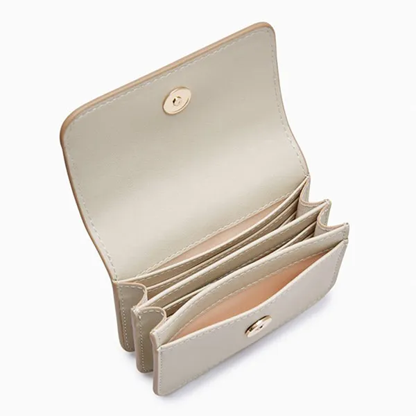 Ví Nữ Lyn Amanda Card Holder Wallets LL23FWF101 Beige Màu Be