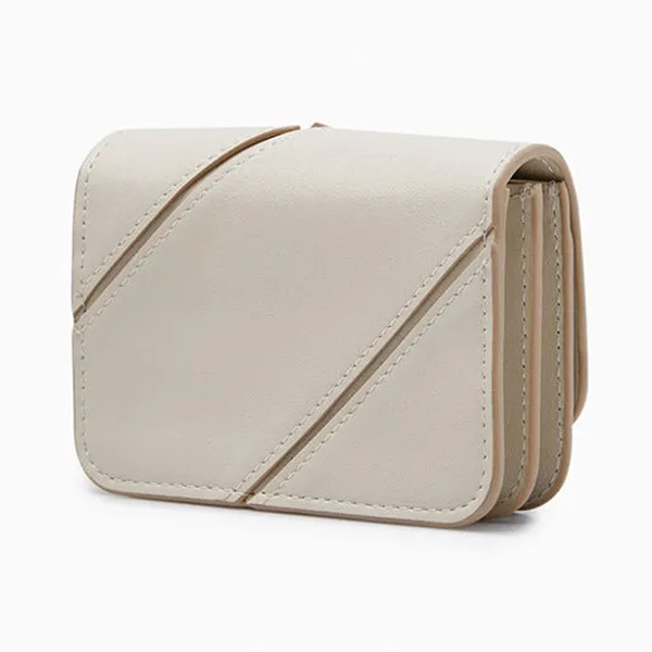 Ví Nữ Lyn Amanda Card Holder Wallets LL23FWF101 Beige Màu Be