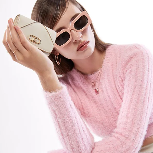 Ví Nữ Lyn Amanda Card Holder Wallets LL23FWF101 Beige Màu Be