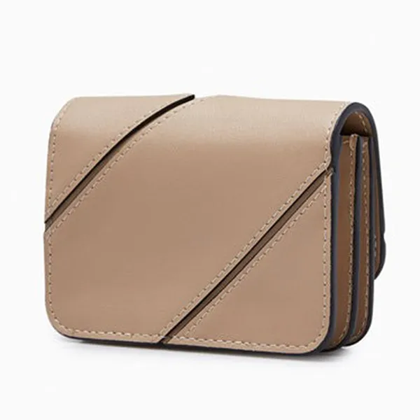 Ví Nữ Lyn Amanda Card Holder Wallets LL23FWF101 Brown Màu Nâu