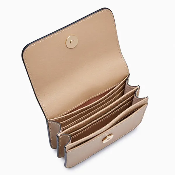 Ví Nữ Lyn Amanda Card Holder Wallets LL23FWF101 Brown Màu Nâu