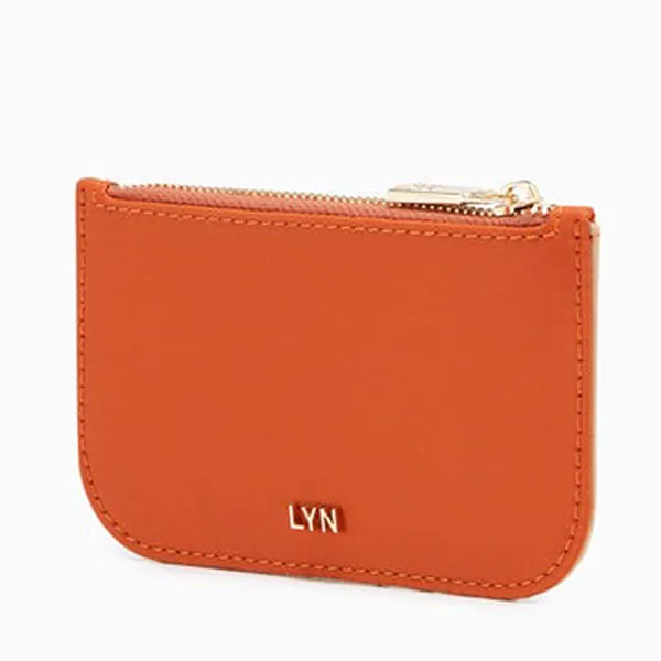 Ví Nữ Lyn Ceelo Card Holder Wallets LL23FWF069 Orange Màu Cam