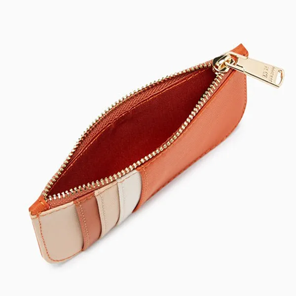 Ví Nữ Lyn Ceelo Card Holder Wallets LL23FWF069 Orange Màu Cam
