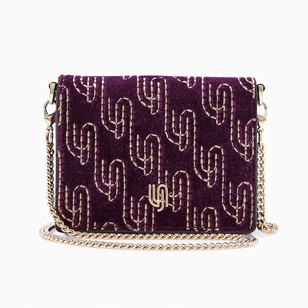 Ví Nữ Lyn Infinite Meya Em Card Case Wallets LL23MWF105 Màu Tím