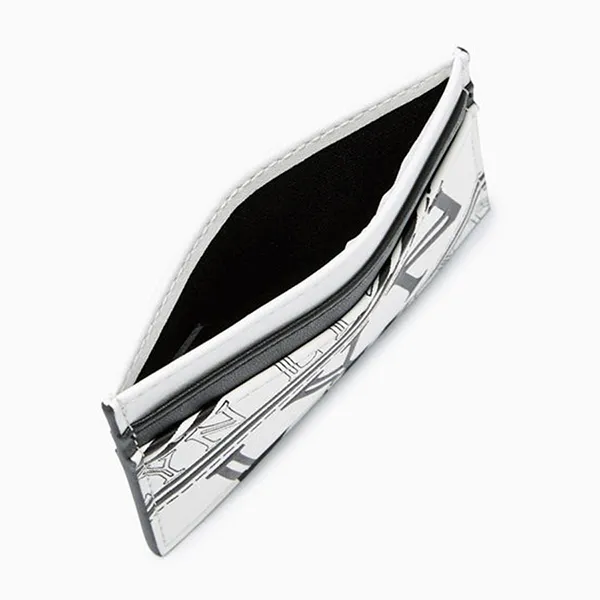 Ví Nữ Lyn Lynsay Card Holder Wallets LL23FWF094 Black Màu Trắng Đen