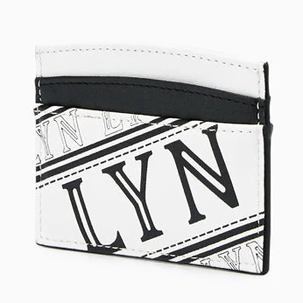 Ví Nữ Lyn Lynsay Card Holder Wallets LL23FWF094 Black Màu Trắng Đen