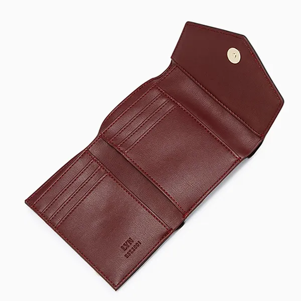 Ví Nữ Lyn Mova Short Wallets LL23FWS089 Red Màu Đỏ Đô