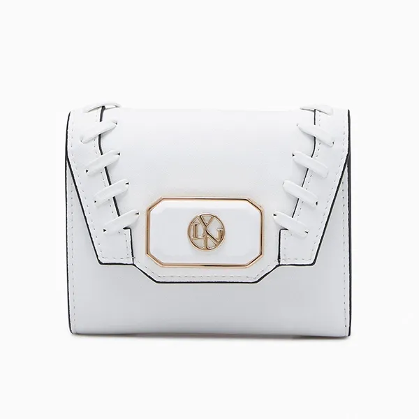 Ví Nữ Lyn Yoanna Short Wallets On Chain LL23FWF103 White Màu Trắng