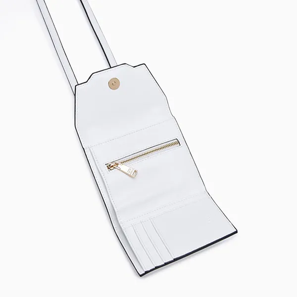 Ví Nữ Lyn Yoanna Short Wallets On Chain LL23FWF103 White Màu Trắng