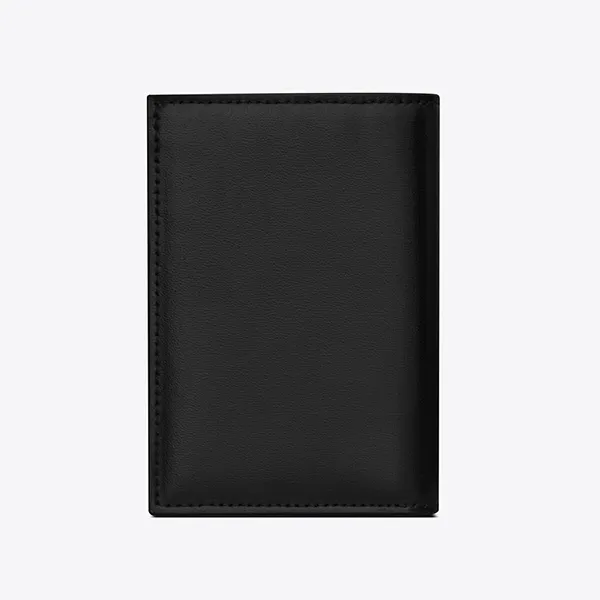 TINY CASSANDRE credit card wallet in matte leather, Saint Laurent