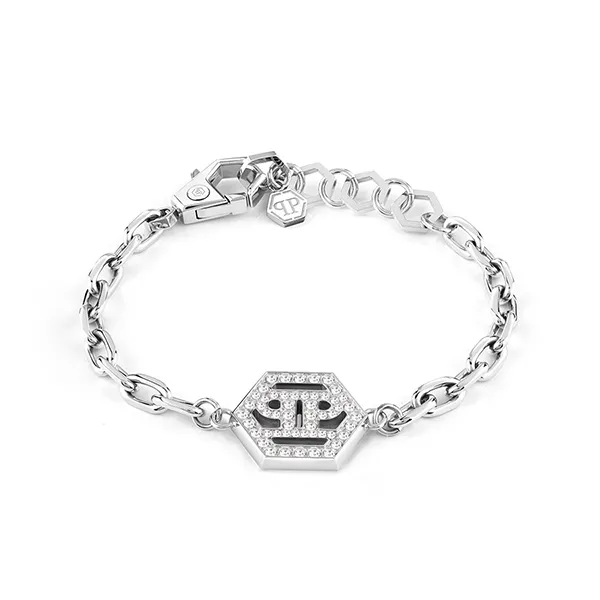 Vòng Đeo Tay Nữ Philipp Plein PJ2AA03BU Màu Bạc