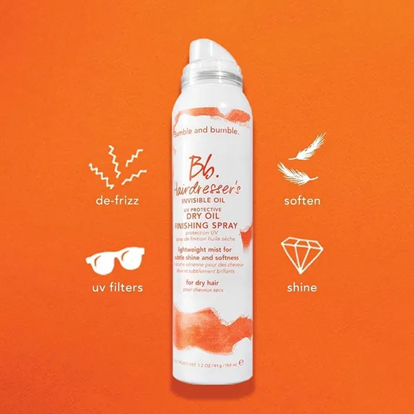 Xịt Bảo Vệ Tóc Bumble And Bumble Hairdresser's Invisible Oil UV Protective Dry Oil Finishing Spray 150ml - Chăm sóc tóc - Vua Hàng Hiệu