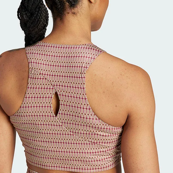 Áo Ba Lỗ Adidas Tank Top Yoga Studio HY9234 Màu Đỏ Nâu Size S - Thời trang - Vua Hàng Hiệu