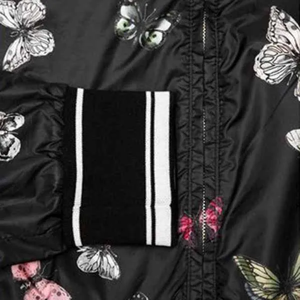 Áo Bomber Nam Dolce & Gabbana D&G Playful Angels And Flower Print Black Jacket Màu Đen Hoạ Tiết - Thời trang - Vua Hàng Hiệu
