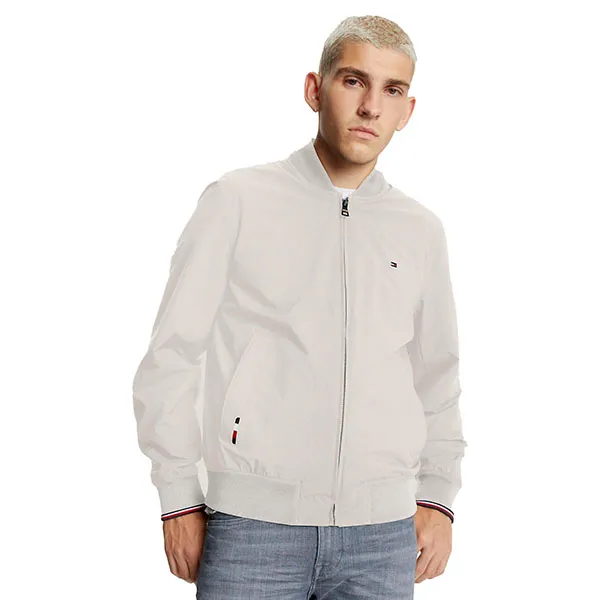 Áo Bomber Nam Tommy Hilfiger Jacket 78J9384 - 8P0 Màu Trắng Size M