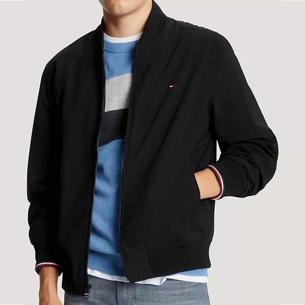 Áo Bomber Nam Tommy Hilfiger Men's Jacket Black 78J9384 Màu Đen Size L