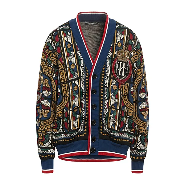 Áo Cardigan Nam Dolce & Gabbana D&G Phối Màu