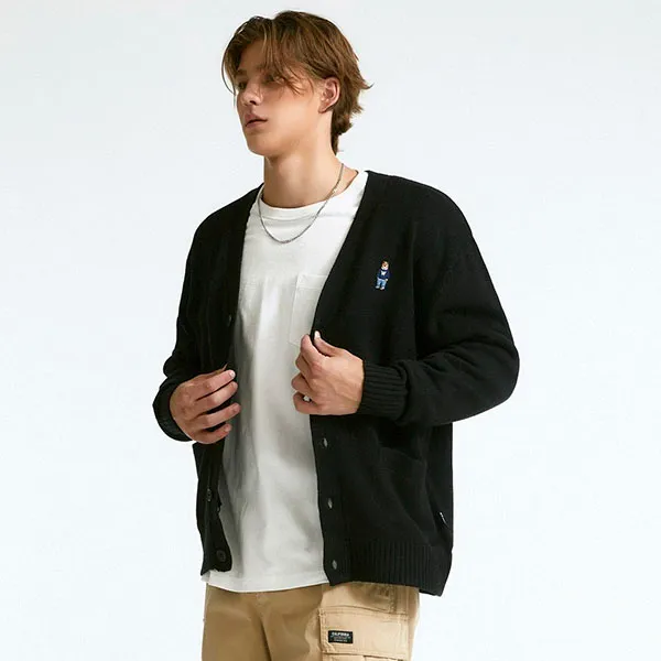 Áo Cardigan WHOAU Steve Vsneck WHCKD4901U Màu Đen - Thời trang - Vua Hàng Hiệu
