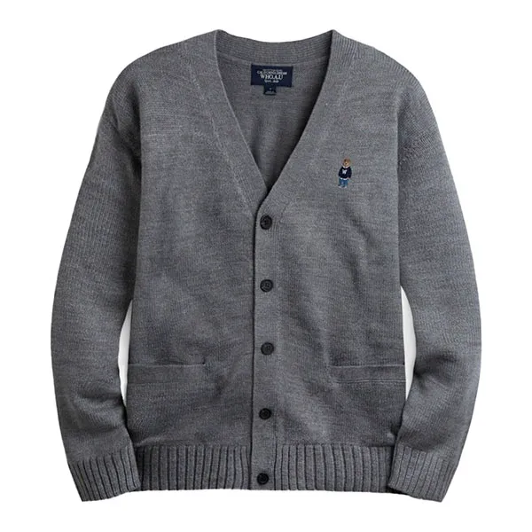 Áo Cardigan WHOAU Steve Vsneck WHCKD4901U Màu Xám