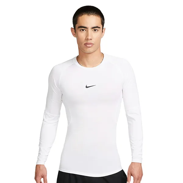 Áo Dài Tay Nam Nike Dri-FIT Tight Long-Sleeve Fitness FB7920-100 Màu Trắng