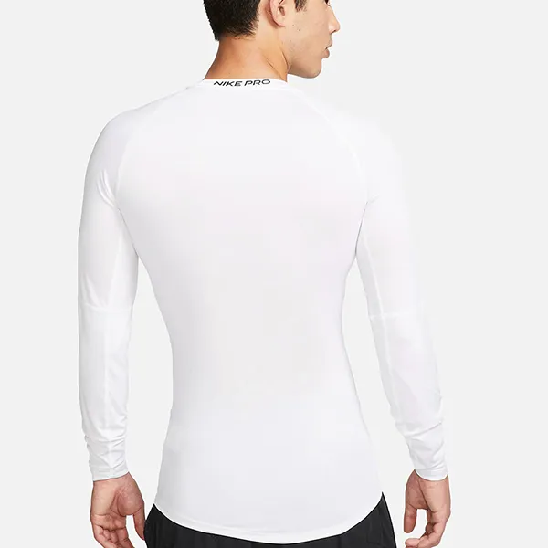 Áo Dài Tay Nam Nike Dri-FIT Tight Long-Sleeve Fitness FB7920-100 Màu Trắng