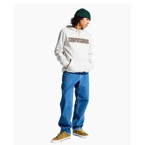 Áo Hoodie Converse SSNL Elevated Logo 025629A02 Màu Trắng