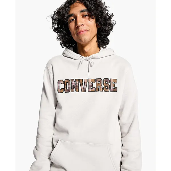 Áo Hoodie Converse SSNL Elevated Logo 025629A02 Màu Trắng