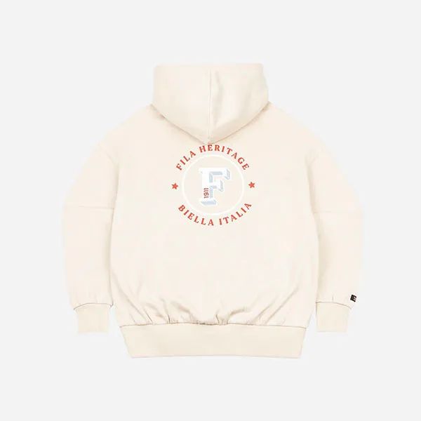 Áo Hoodie Fila Tennis Club X Smiley FW2POF4158X-STN Màu Be - Thời trang - Vua Hàng Hiệu
