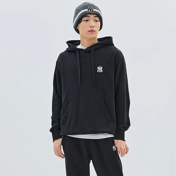 Áo Hoodie MLB Cube Monogram Big Lux Overfit New York Yankees 3AHDM0334-50BKS Màu Đen - Thời trang - Vua Hàng Hiệu